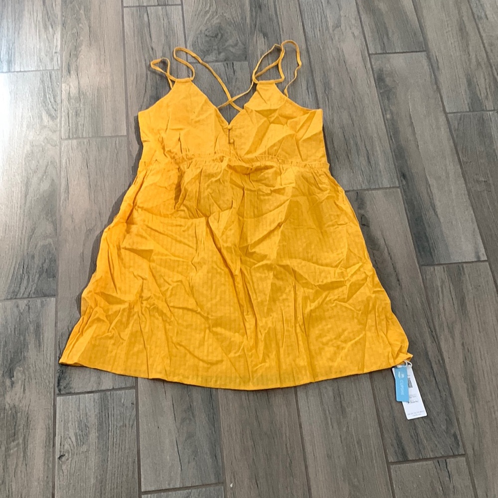 Cupshe yellow dress